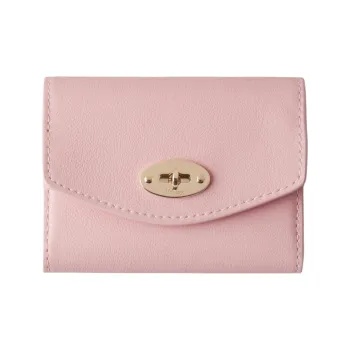 Mulberry Darley Classic Microfiber Leather Wallet Trumpets Women's Rose Pink