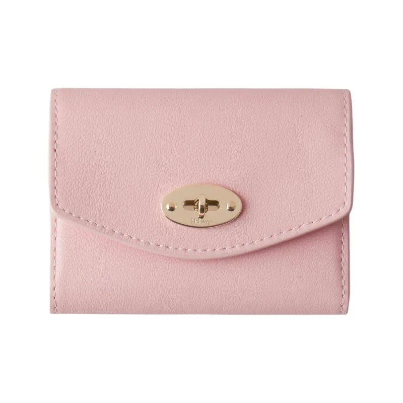 Mulberry Darley Classic Microfiber Leather Wallet Trumpets Women's Rose Pink-0