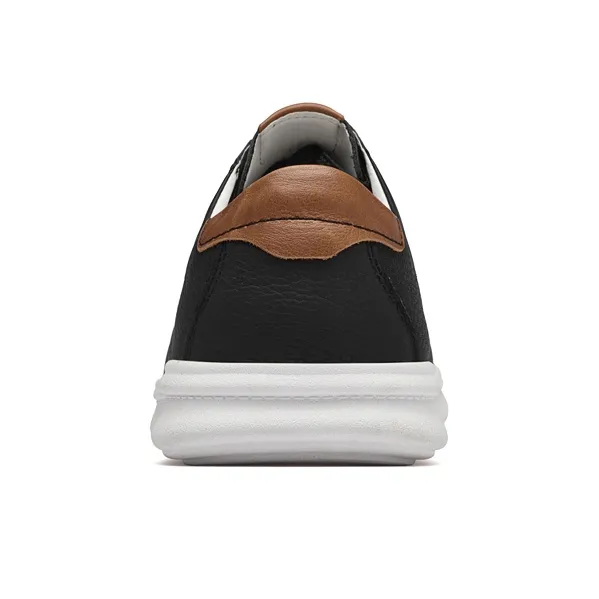 Extravagant Ventilated Waterproof Wear resistant Low Top Casual Shoes Men's Black-3