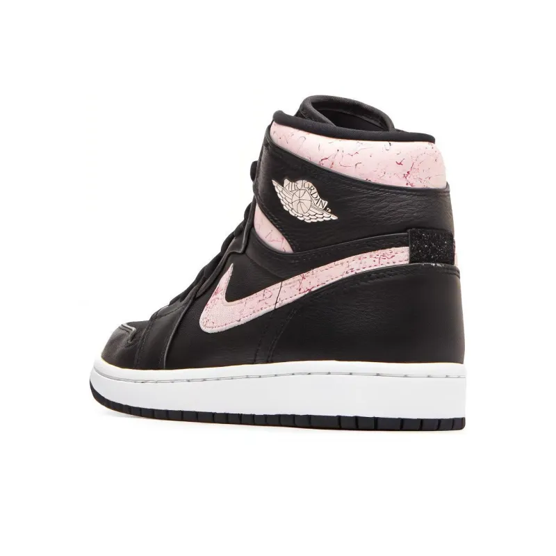 Jordan 1 Retro High Black Silt Red Women's-3