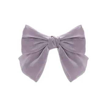 ROYALSASA Silk Chiffon Hair Clips Women's