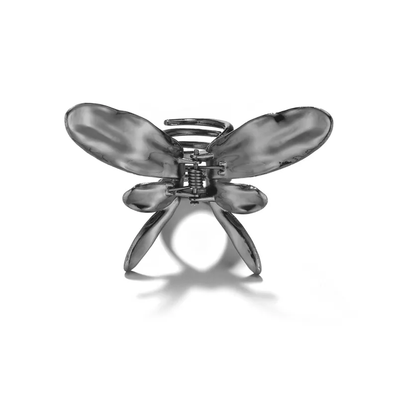 Clect Hair Clips Women's Silver White/Black Gunmetal-2