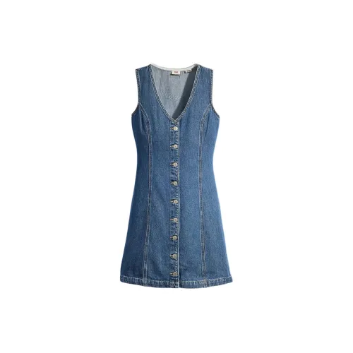 Levis Sleeveless Dresses Women's Blue