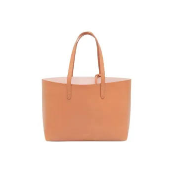 MANSUR GAVRIEL Vegetable Tanned Leather Tote Bag Shopping Bag Handbag Small Size Women's Camel/Pink