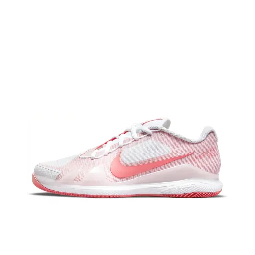 Nike Air Zoom Vapor Pro Tennis Shoes Women's Low-Top White/Pink