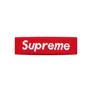 Supreme Supreme SS19 Fabric Headbands Hair Bands Unisex Red # Red #
