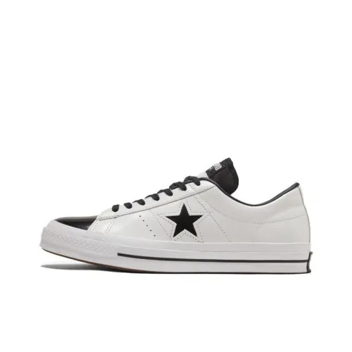 Converse One Star Skateboard Shoes Unisex Low-Top White/Black