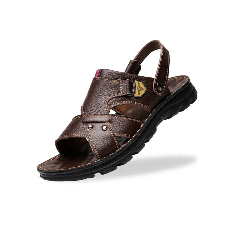 Sonno Beach Sandals Men Brown/Black-1