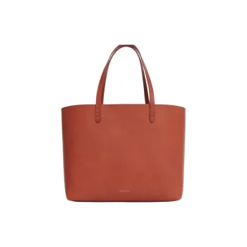 MANSUR GAVRIEL Plant Tanned Leather Tote Bag Shopping Bag Shoulder Bag Handbag Large Size Women's Brown Multicolor Lime