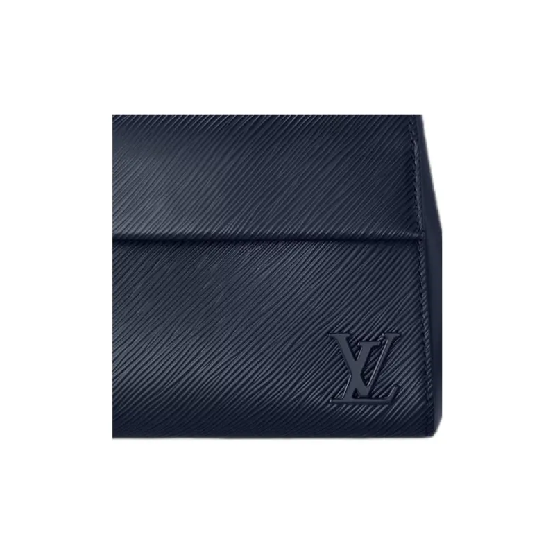 LOUIS VUITTON Cluny Epi Grain Leather Shoulder Bag, Crossbody Bag, Handbag Mini Women's Marine Blue-3