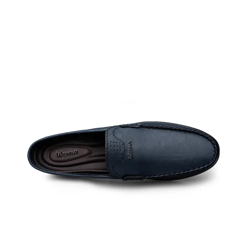 Wen Nai Casual Shoes Men's Blue-4