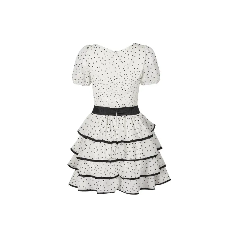 PUNCHUN STUDIO Short Sleeved Dress Women's Polka Dot-1