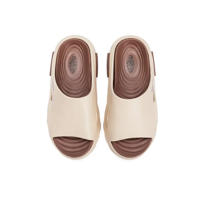 FAIRWHALE Slide Slippers Men White Black/White Orange/Beige Brown-17