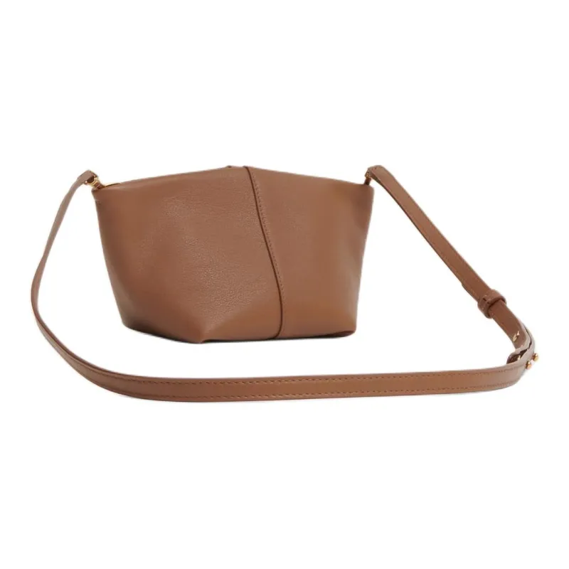 MANSUR GAVRIEL Calfskin Shoulder Bag Crossbody Bag Women's Brown-1