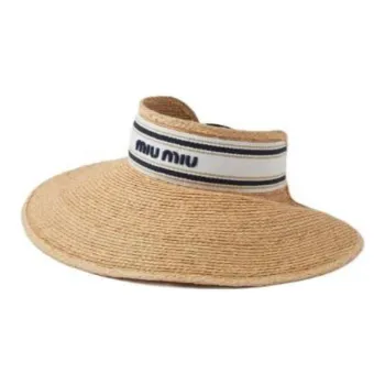 MIU MIU Woven Visor