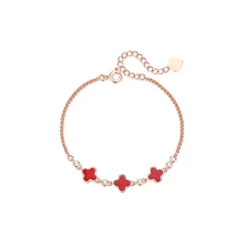 Brilliant Heart Agate Jade Bracelets Women's