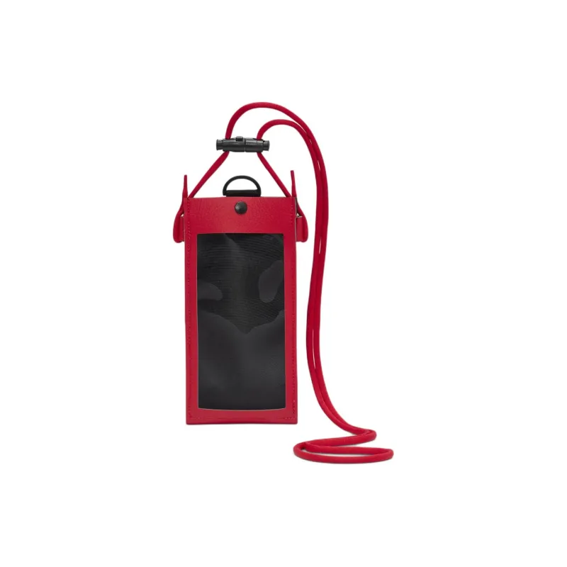 Nike Nylon Spell PU One Shoulder Crossbody Cell Phone Pouch Unisex Red-2