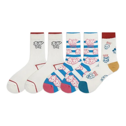 COTTON CHEESE Women's Mid-Calf Socks