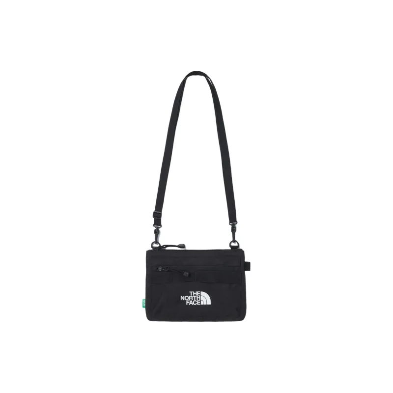 THE NORTH FACE Polyester Shoulder Bag, Crossbody Bag Regular Unisex Black-0