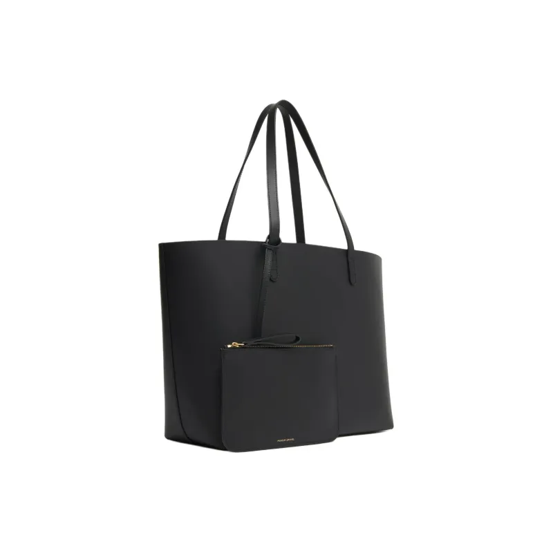 MANSUR GAVRIEL Plant Tanned Leather Tote Bag Shopping Bag Handbag Large Size Women's Black & Blue-1
