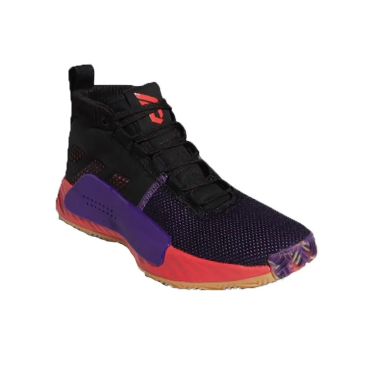 Adidas Dame 5 Black Red Purple-2
