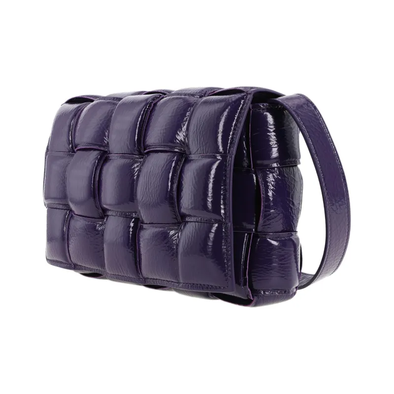 Bottega Veneta Padded Cassette Intrecciato Raisin-2