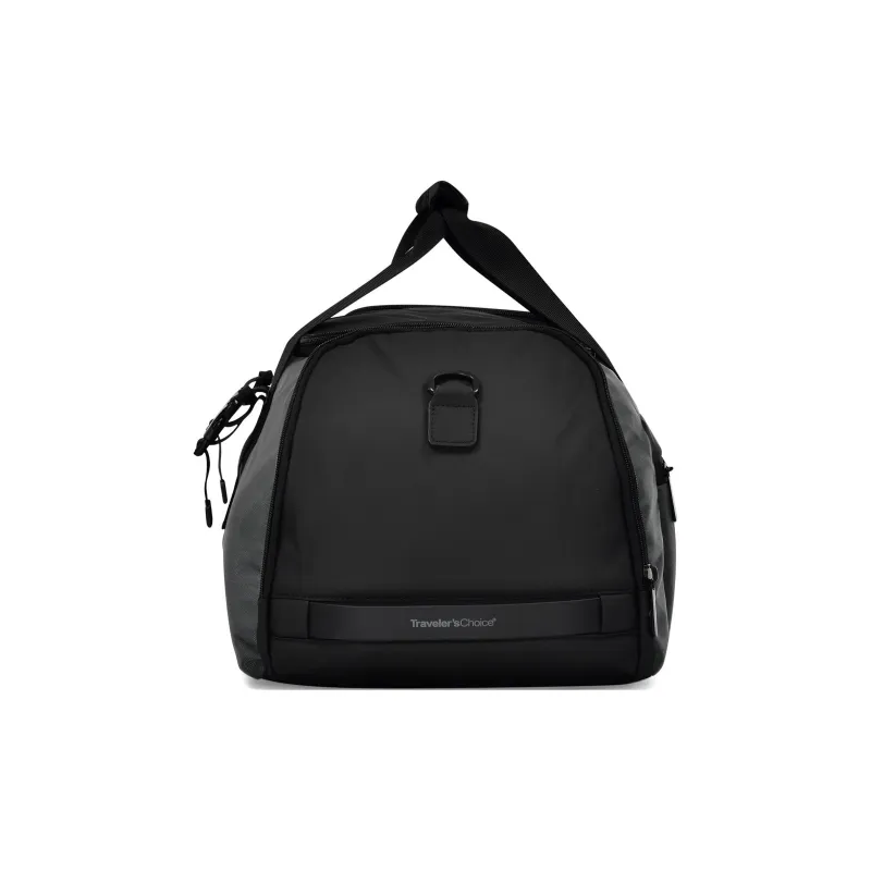 Traveler’s Choice Oxford Backpack Unisex Gray-7