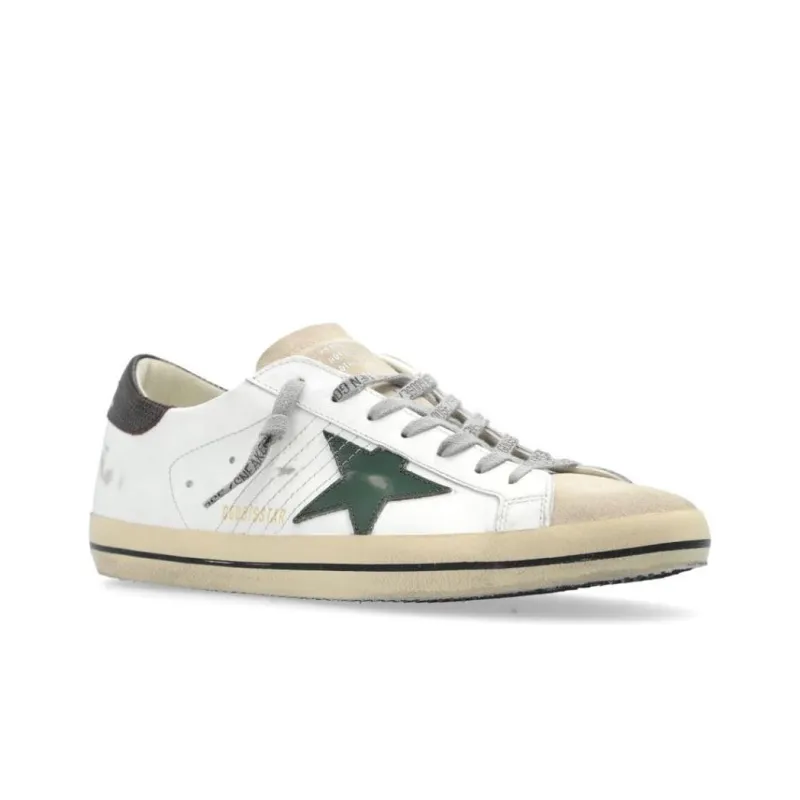 Golden Goose Super Star White Seedpearl Green-2