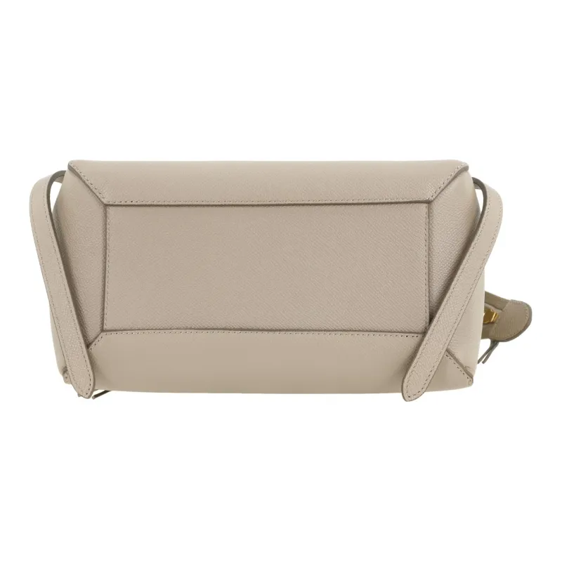 CELINE Belt Cow Leather Catfish Bag Handbag, Shoulder Bag, Crossbody Bag Micro Women's Taupe/Candy-2