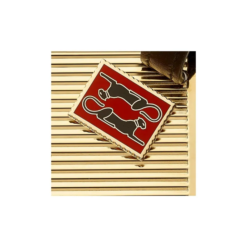 CARTIER Metal Travel Label Bag Accessory Women's Gold-4