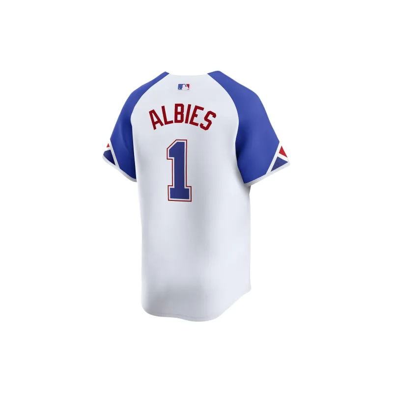 Nike Ozzie Albies Atlanta Braves City Connect Men's Nike Dri-FIT Adv Mlb Limited Jersey-1