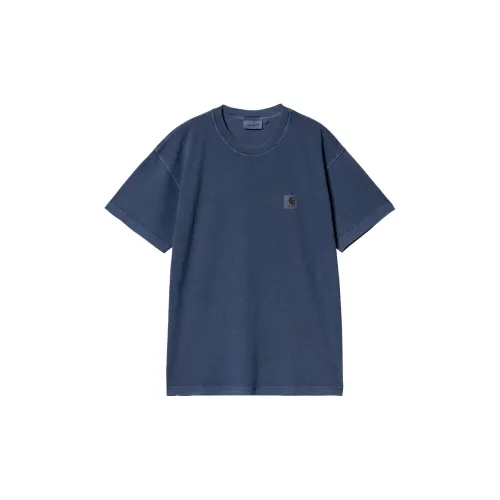 Carhartt WIP Garment-Dyed Series T-Shirts Unisex Blue