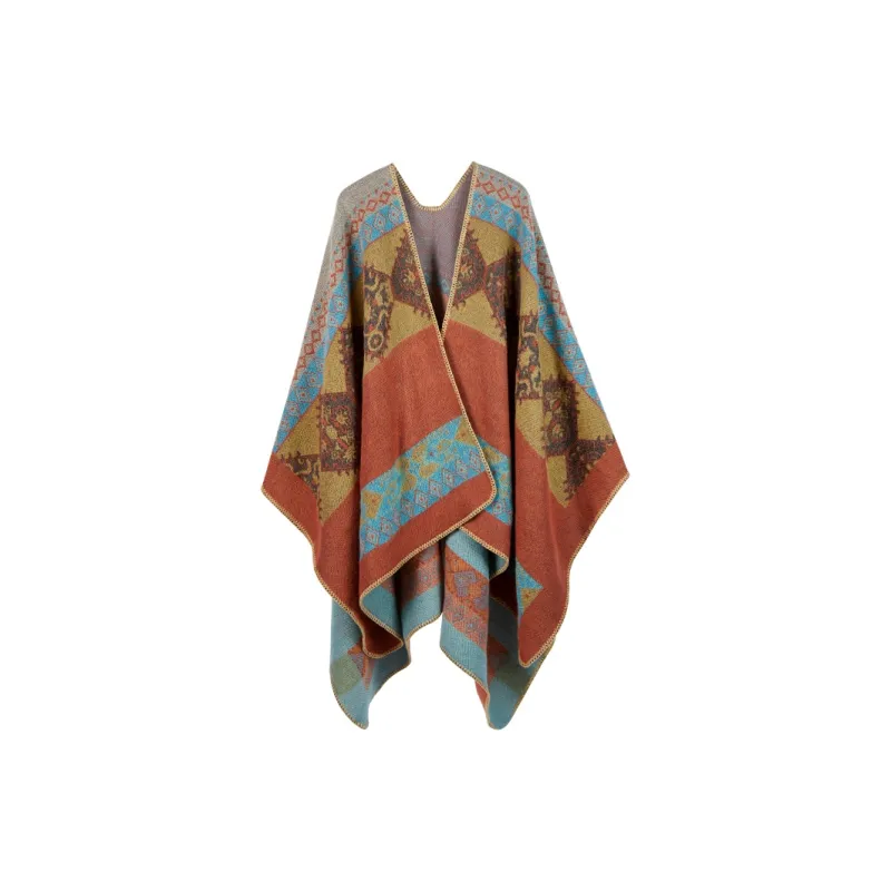 Narandu Shawls Women's Khaki Diamond Pattern-0