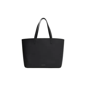 MANSUR GAVRIEL Plant Tanned Leather Tote Bag Shopping Bag Handbag Large Size Women's Black & Blue