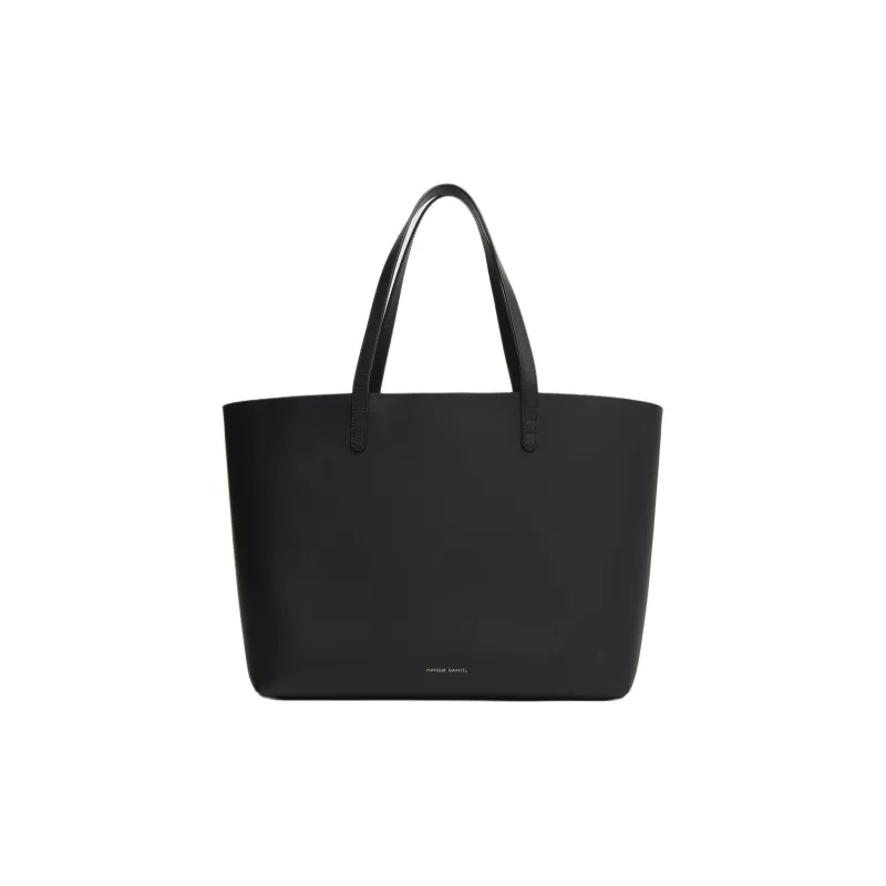MANSUR GAVRIEL Plant Tanned Leather Tote Bag Shopping Bag Handbag Large Size Women's Black & Blue-0