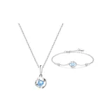 [Bracelet + Necklace] - blue model