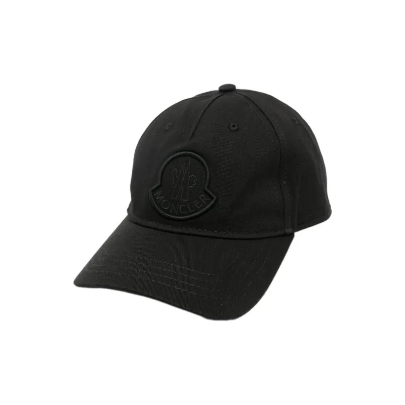 Moncler Logo embroidered Cotton Cap-0