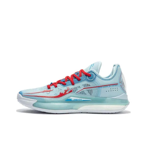 361° DVD2 Basketball Shoes Men Low-Top Glacier Blue/Virtual Red