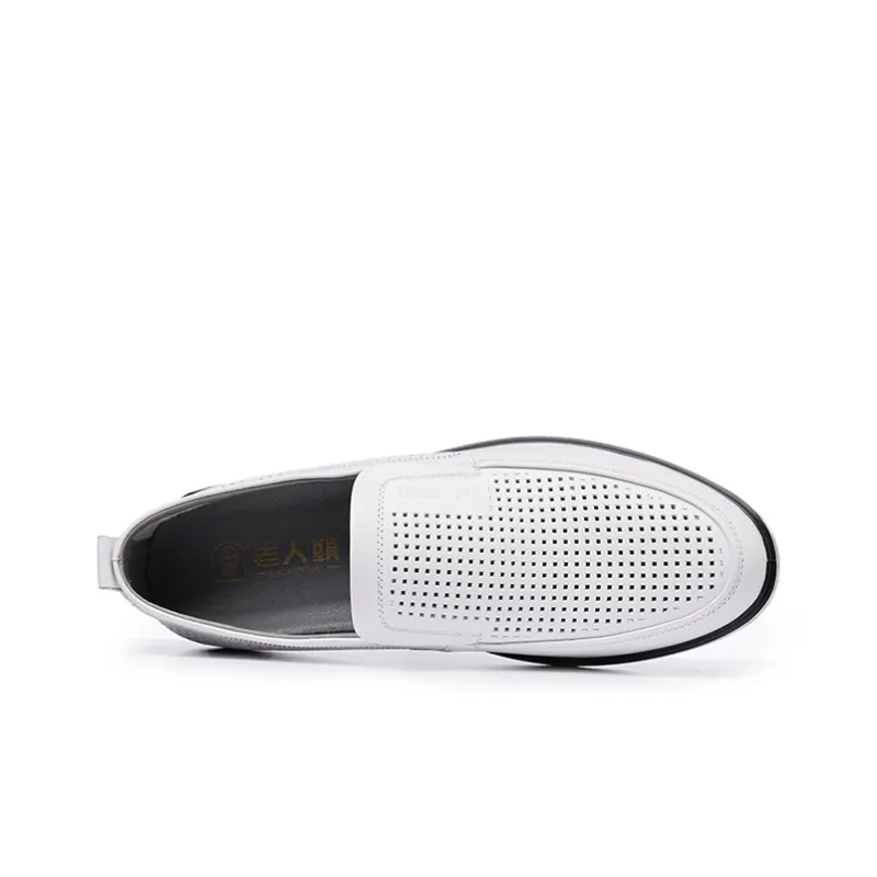 LAORENTOU Casual Shoes Men's White-2