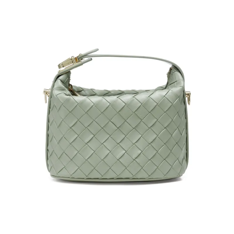 JOSINY PU Mini One Shoulder Handbag Women's Black/Camel/Ecru/Light Green-17