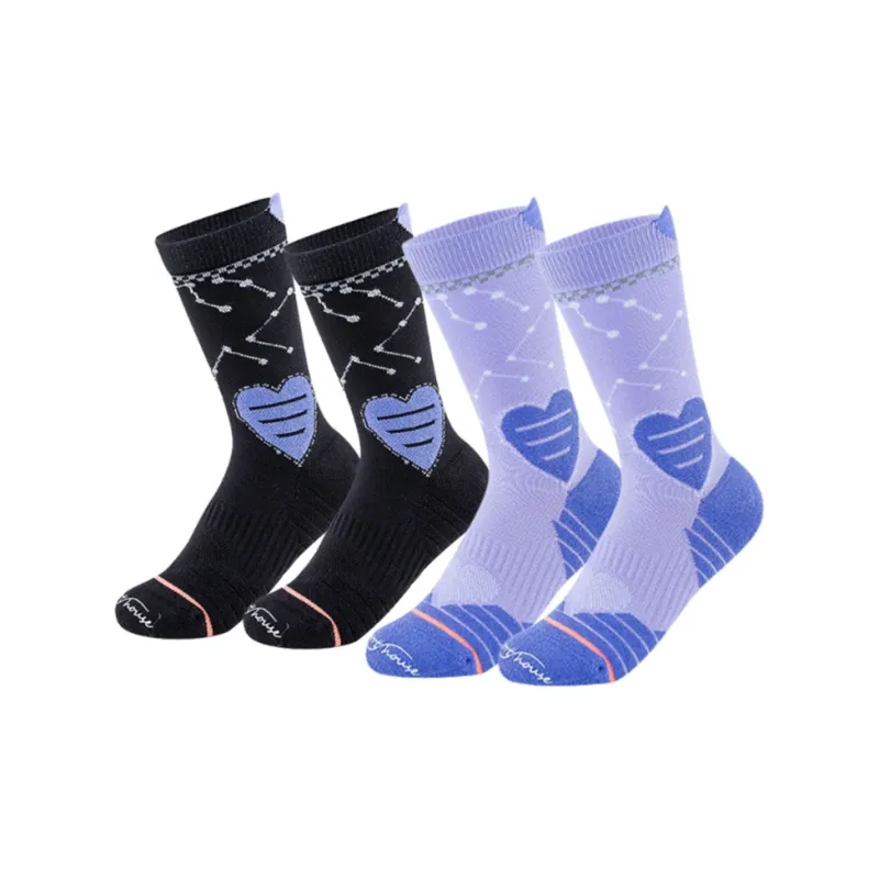 SPORT'S HOUSE Cycling Socks Women's 2 Pack-16