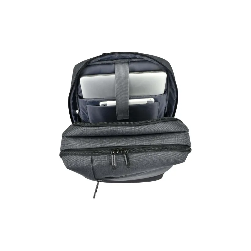 Traveler’s Choice Polycarbonate Backpack Unisex Gray-4