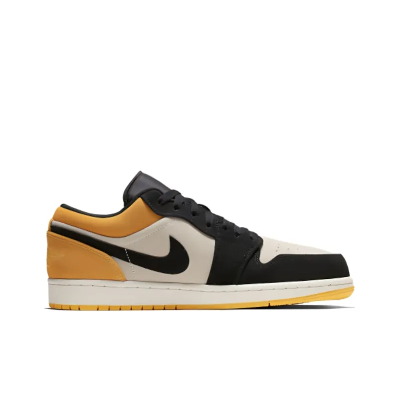 Jordan 1 Low Sail University Gold Black-1