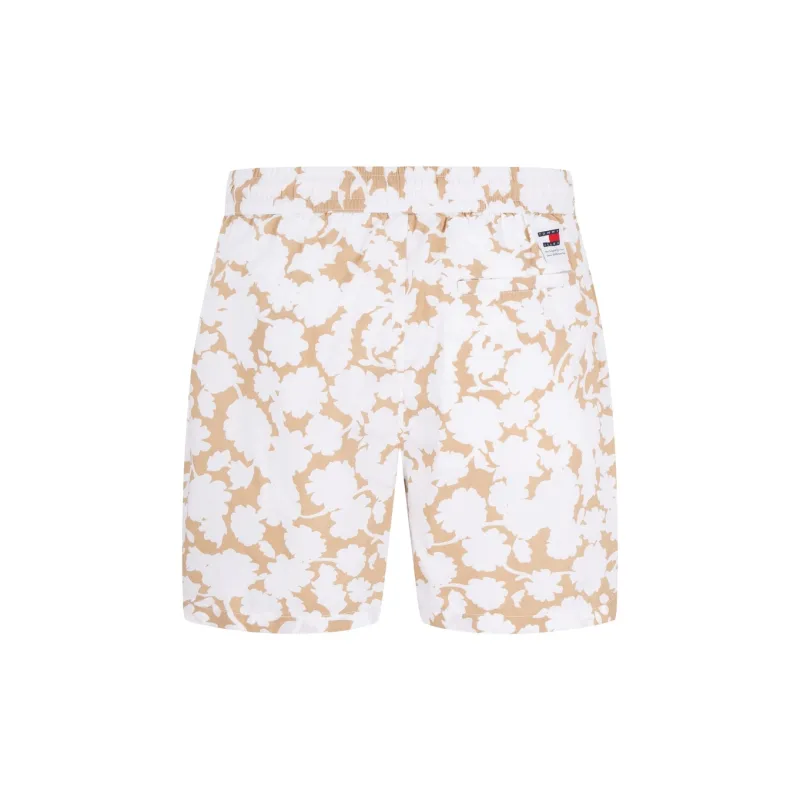 Tommy Hilfiger Casual Shorts Men's White Khaki Print-1