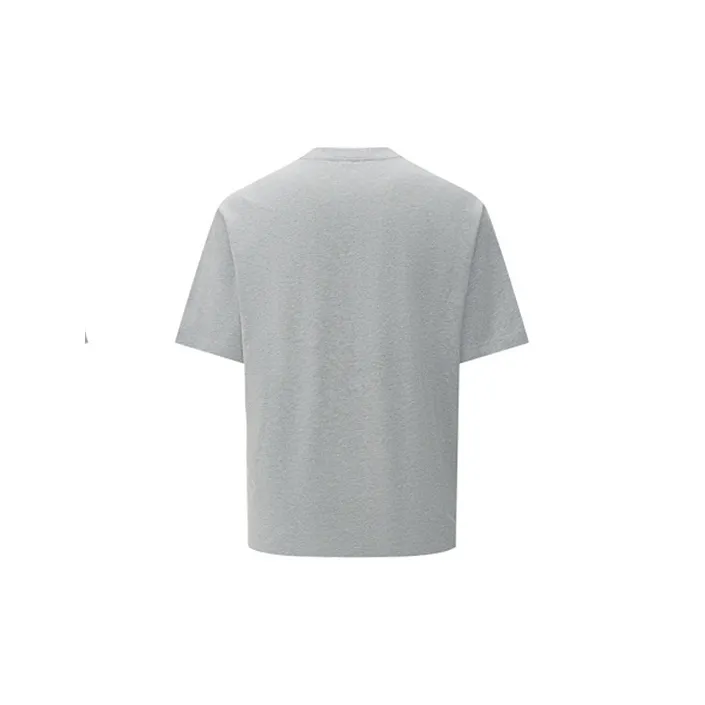 Reebok T Shirt Unisex Light Heather Gray-1