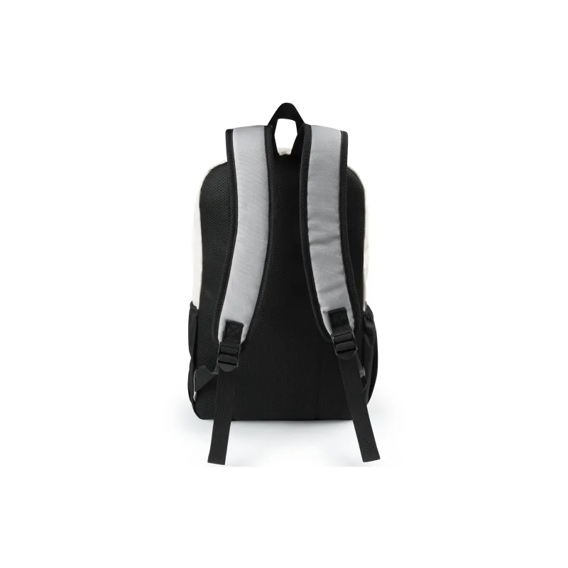 SAIQI Polyester Backpack Regular Unisex Ecru/Medium Gray/Black-3