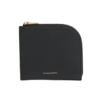 MANSUR GAVRIEL Soft Calfskin Wallet Women's Black