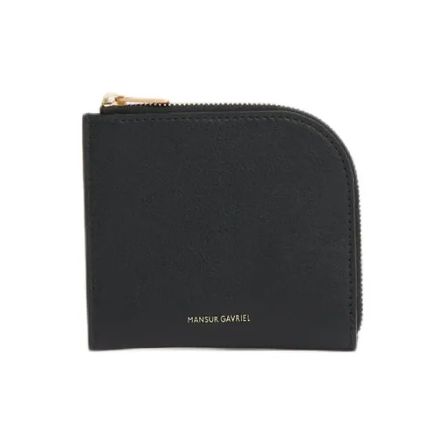 MANSUR GAVRIEL Soft Calfskin Wallet Women's Black-0