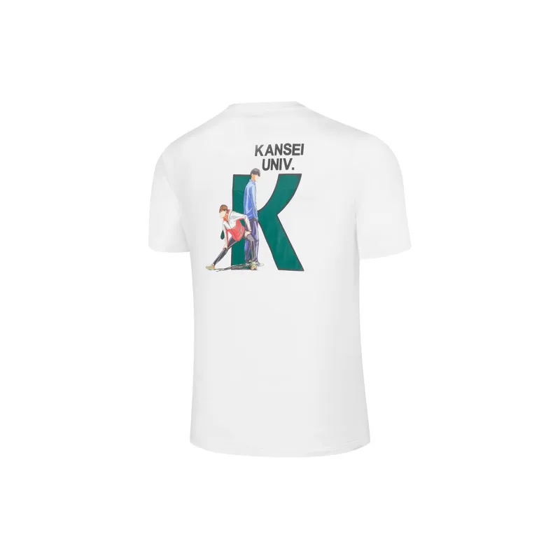 QIAODAN x QIANGFENGCHUIFU,LIANMINGKUAN T Shirt Men's Jordan White-1