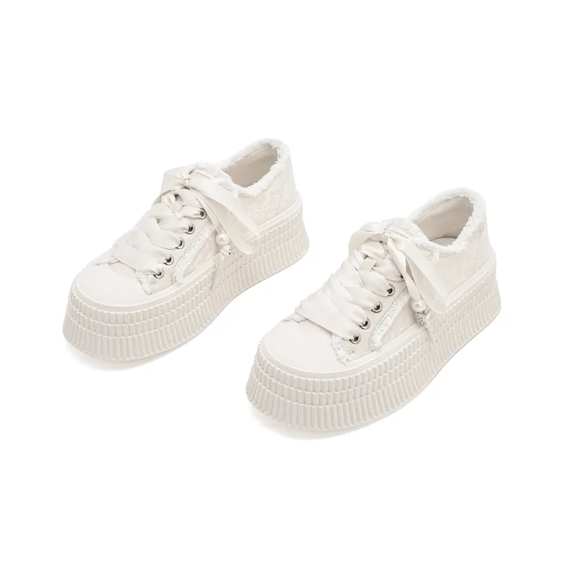 JOSINY Slip Resistant Cushioning Wear Resistant Breathable Supportive Low Top Skateboard Shoes Women's-2
